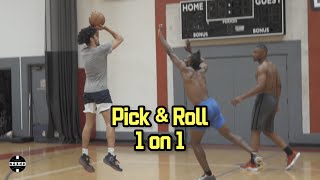 Johnny Juzang One on One In Pick & Roll Situation