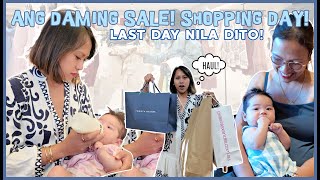 NAG SHOPPING SI MUMMY KASI SALE! REGALO AT PANG SARILING MGA NABILI! LAST DAY NILA MANAY! rhazevlogs