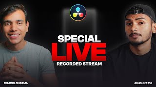 Special Live!!! - World's BEST Free DaVinci Resolve Course (Hindi) Launch @Themraadul