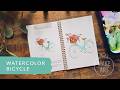How To Paint a Bicycle | Beginner Friendly Watercolor Tutorial