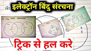 इलेक्ट्रॉन बिंदु संरचना कैसे बनाएं / electron bindu sanrachna kaise banaen /electron bindu sanrachna