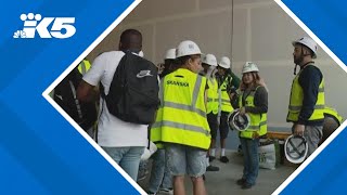 Seattle students explore work site, career paths with Youth in Construction