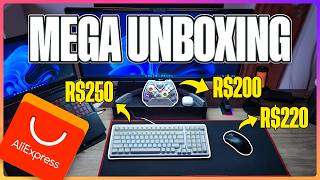 MEGA UNBOXING AliExpress Black Friday 2024 | CORRE QUE DÁ TEMPO!