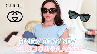 Gucci Black Cat-eye Sunglasses Unboxing + Review