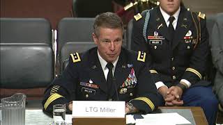 June 19, 2018: Sen. Cotton Q\u0026A with LTG Austin Miller on Afghanistan