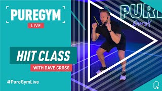 PureGym Live | 30 Minute HIIT Class with Dave