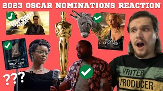 2023 Oscar Nominations REACTION! (MAJOR SNUBS)