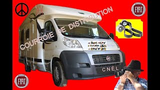 FIAT ducato.   Comment changer la courroie de distribution