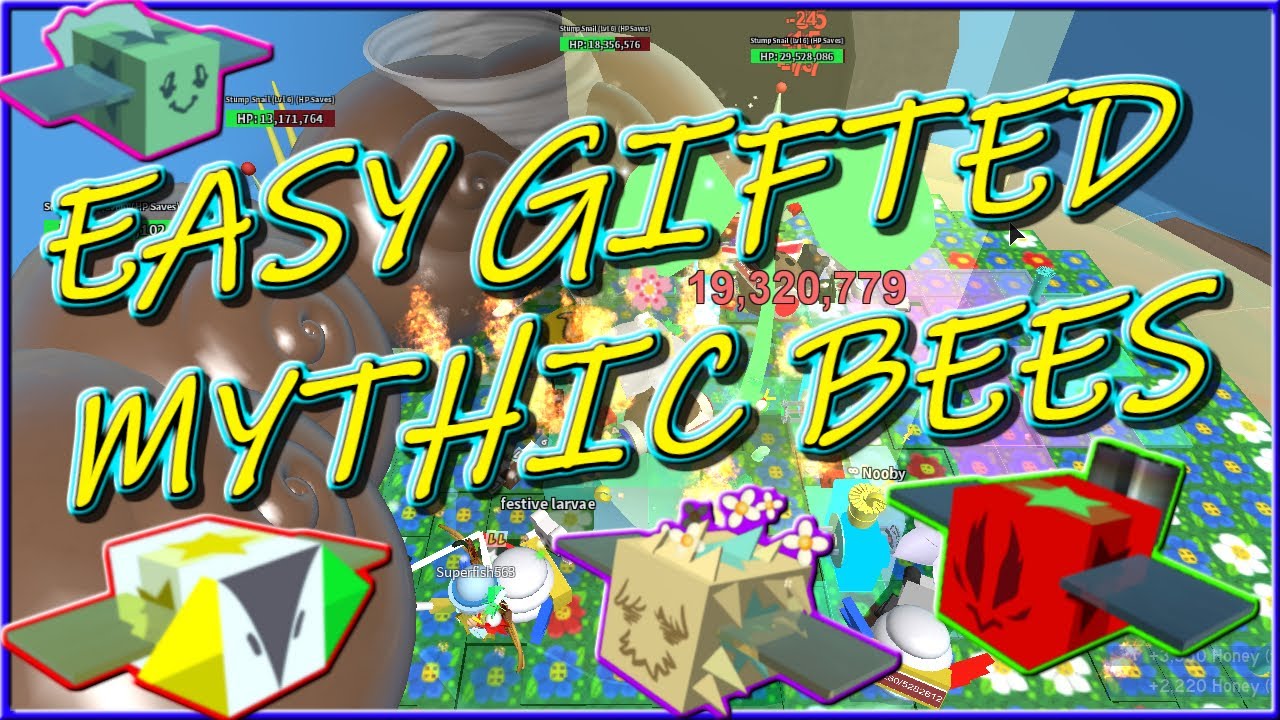 How To Get *EASY GIFTED MYTHIC BEES* - Bee Swarm Simulator - YouTube