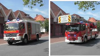 (Scania DLK) HLF 20 und ,,neue,, DLK 23/12 BF Cuxhaven