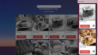 Meals app Coding Ninja Skills Test