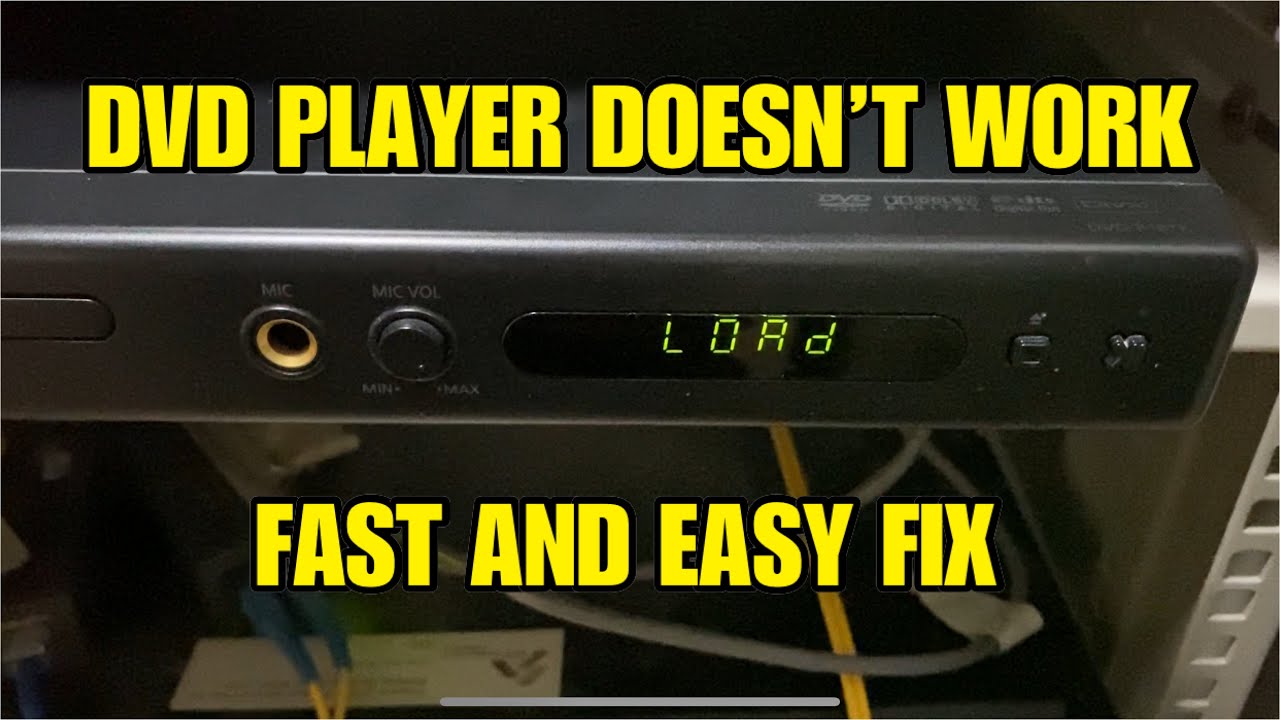 SAMSUNG DVD PLAYER NOT WORKING- EASY FIX - YouTube