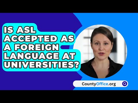 What colleges accept sign language as a foreign language?