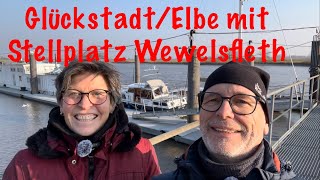 Glückstadt 🇩🇪 mit dem Wohnmobil (✳️ Stellplatz in Wewelsfleth) Elberadtour ➡️ 1 Reisebericht