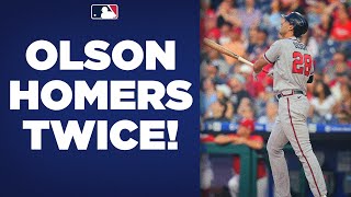 Olson comes up clutch! Matt Olson homers twice to lead the Braves past the Phillies!