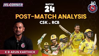 CSK Vs RCB Post-match analysis| IPL 2023 | Match-24 | IPL corner with KB