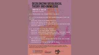 Decolonizing sociology - Session 3: What is to be done?