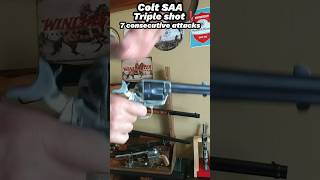 [SAAトリプルショット7連撃！]#colt #saa #tripleshot #西部劇 #ウエスタン #連射