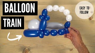 How to Make a Balloon Train