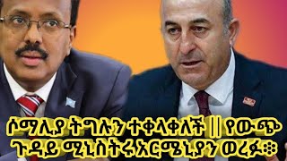 ሶማሊያ ትግሉን ተቀላቀለች || የውጭ ጉዳይ ሚኒስትሩ አርሜኒያን ወረፉ፨