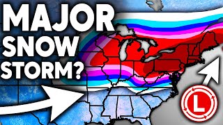 Models Show a New MAJOR Snowstorm & Brutal Cold...