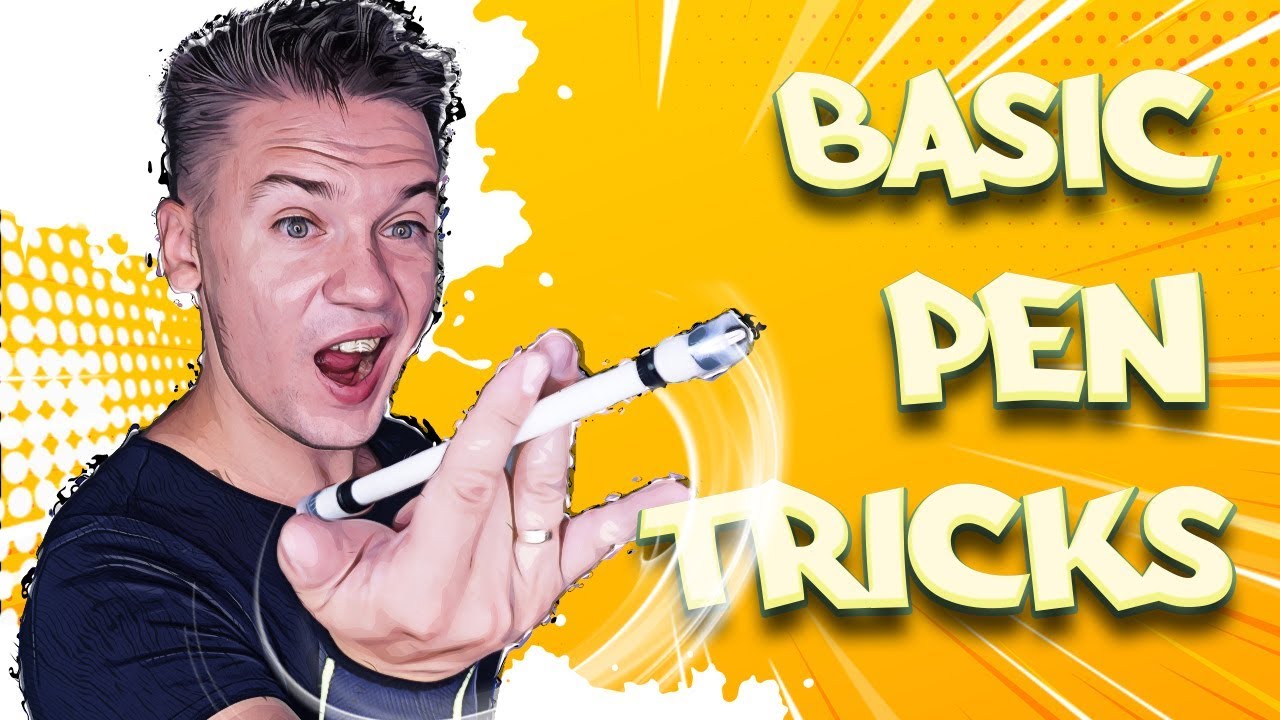 4 Pen Spinning Tricks For Beginners And Basic Combo - YouTube