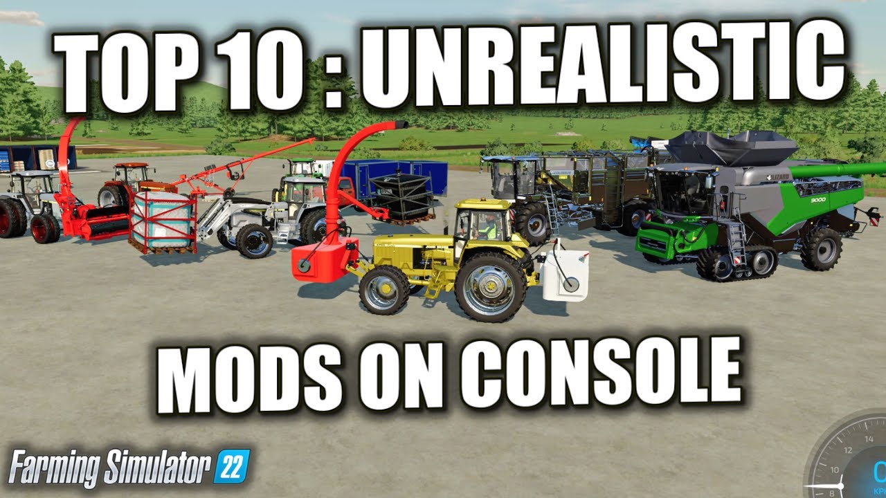 Top 10 Crazy Unrealistic Mods On Console Farming Simulator 22 Ps5