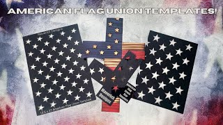 Star Templates for American Flag Unions and Patriotic Crosses