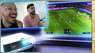 FIFA 23 WAGER vs Ovvy on a BenQ TH690ST FULL HD GAMING PROJECTOR