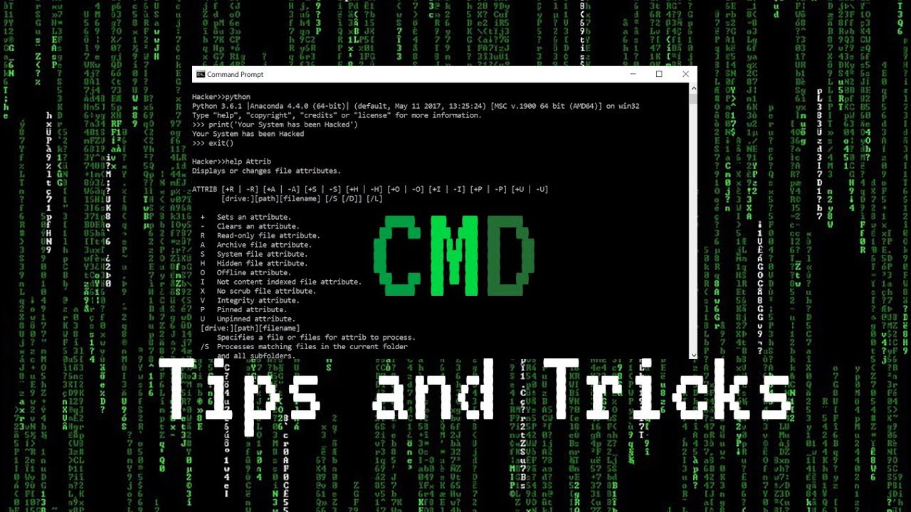 Cmd Tips And Tricks Youtube