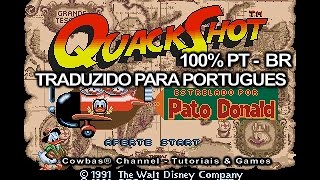 🔵Tutorial - QuackShot starring Donald Duck Traduzido PT BR PORTUGUÊS MegaDrive (Cowbas®)