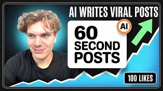 Write LinkedIn Posts in 60 Seconds With AI