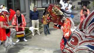 2010年太田中村の獅子舞