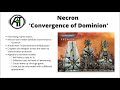 new necron terrain convergence of dominion and hammerfall drop turret weapons previewed