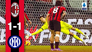 Tătăruşanu saves a penalty: AC Milan 1-1 Inter | Highlights Derby