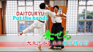 【合気】柔らかく乗せて意のままに操れ！手刀の使い方で相手を好きなようにする！！　東京稽古会 324　乗せる　大東流合気柔術