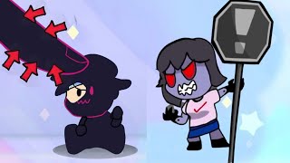 Anime Chibi Fnf vs Corrupted Finger || Friday Night Funkin' Animation || Corrupted BF and SKY