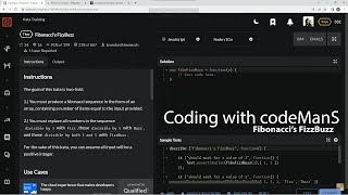 Codewars 7 kyu Fibonacci's FizzBuzz JavaScript