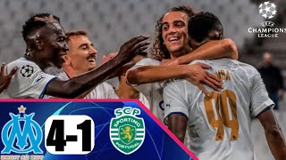 Marseille Vs Sporting CP 4-1 All Goals & Highlights UEFA Champions League Group stage 2022HD