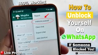 How To Unblock Yourself On WhatsApp If Someone Blocked You (Without Deleting Account)