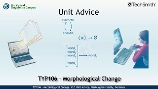 TYP106 - Unit Advice (Morphological Change)