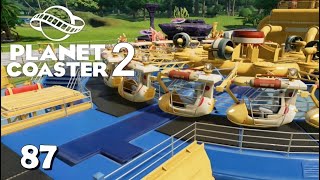 Planet Coaster 2 #87: Wir kümmern uns mal um die flachen Geschäfte, die wollen wir ja auch