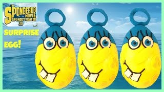 Giant Spongebob Play-Doh Surprise Egg Sponge Out of Water Invincibubble Blind Bags Mega Blocks
