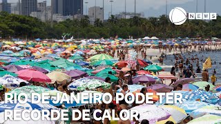 Rio de Janeiro pode ter recorde de calor esta semana