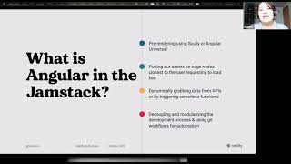 Angular in the Jamstack - Tara Z. Manicsic