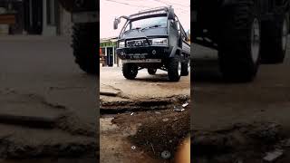 Modifikasi cerry pick up 1,5 ke offroad