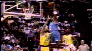 NBA Inside Stuff: Jam Session 95 (Larry Johnson \u0026 Kendall Gill dunk on the Lakers)