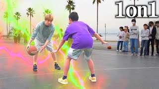 【バスケ】ともやんvs15人連続現役バスケ選手との1on1で地獄を見ました。Basketball 1v1