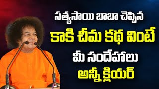 Sathha Sai Baba Speeches | సత్యసాయి బాబా చెప్పిన కాకి చీమ కథ వినండి | Puttaparthi | Guru Maharaj