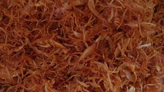 Perfect fried onions/ how to store onions/ Pre Ramadan preparation/fried onion